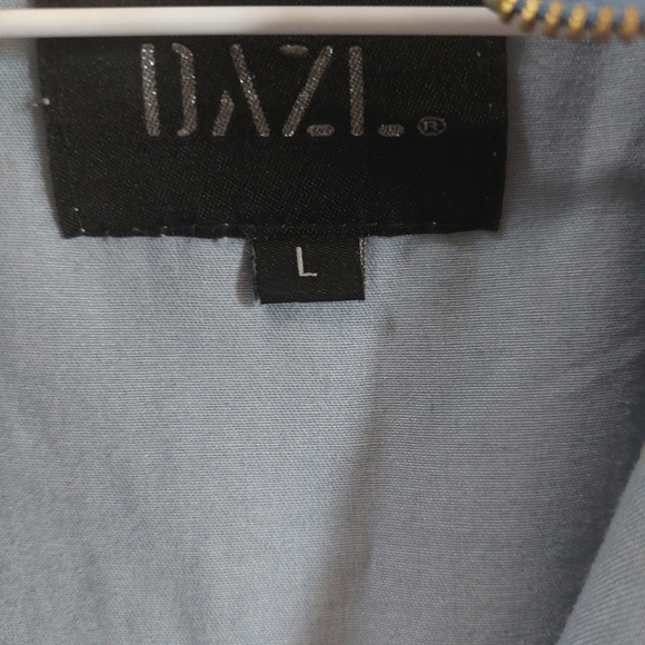 Woman Shirt-dress Longsleeve Blue Size Large - Picture 6 of 15